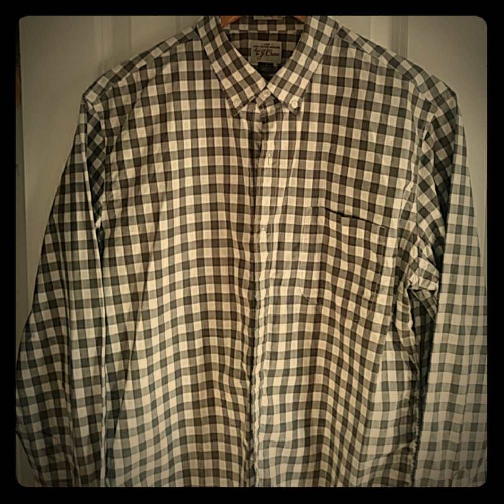 J Crew Basic Gingham Shirt - image 1